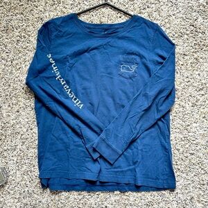 EUC Women’s Vineyard Vines Navy long sleeved shirt